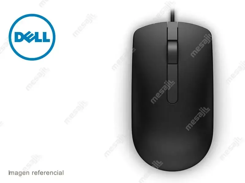 Mouse óptico Dell  MS116  Negro