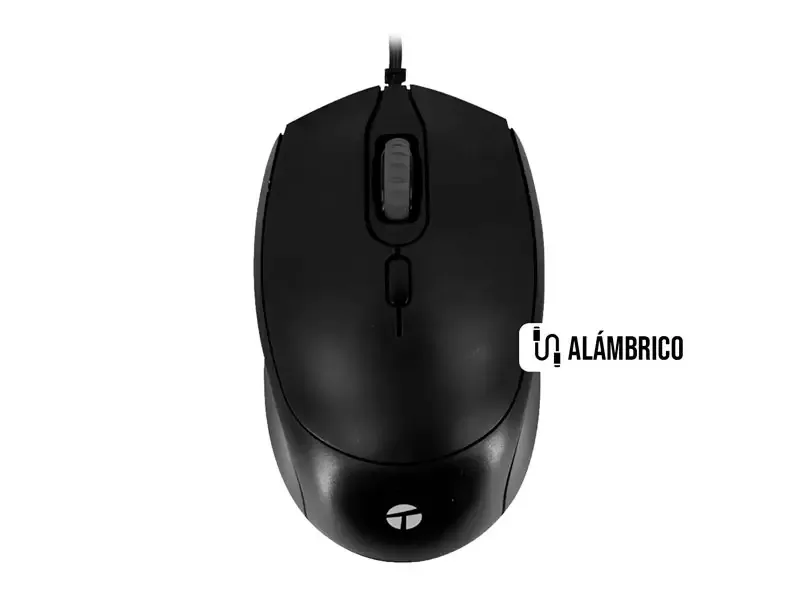 Mouse Optico TEROS TE-1222S 4 botones USB
