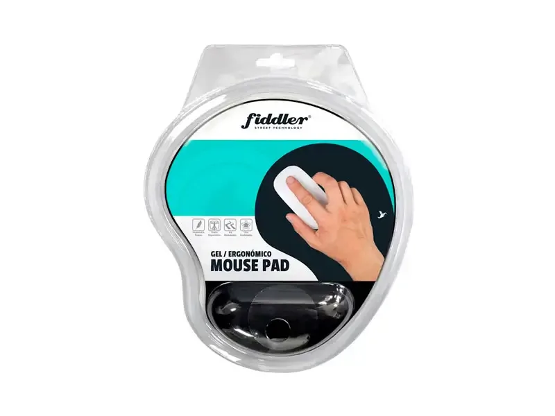Mouse Pad Fiddler Gel Black