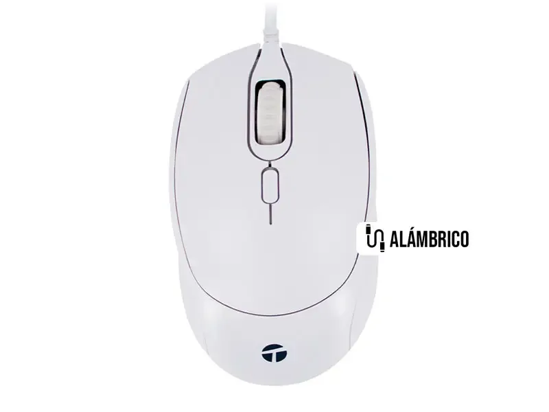 Mouse TEROS TE-1225S USB White óptico
