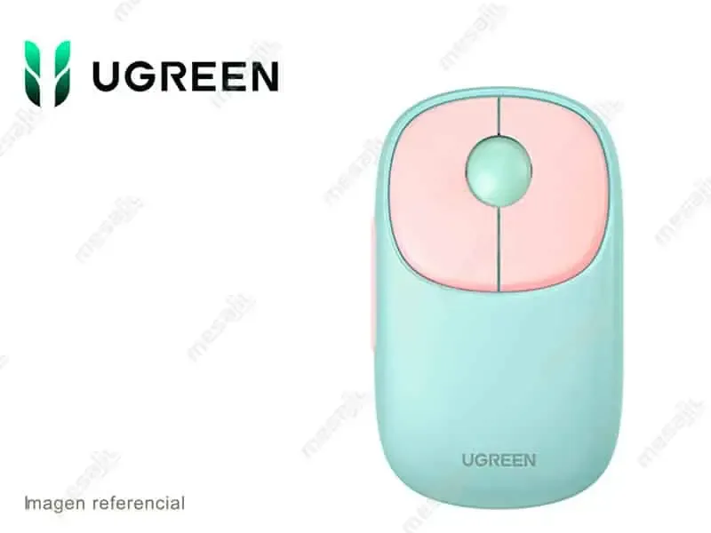 Mouse UGREEN  Wireless Recargable MU102 Rosado (15722)