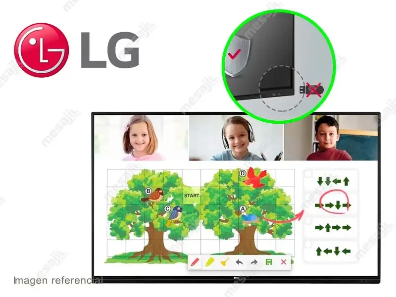 Pantalla Digital Signage LG Interactive 86TR3DJ 218.4cm (86") Táctil USB/HDMI/ LAN inalámbrica - Bluetooth - Ethernet