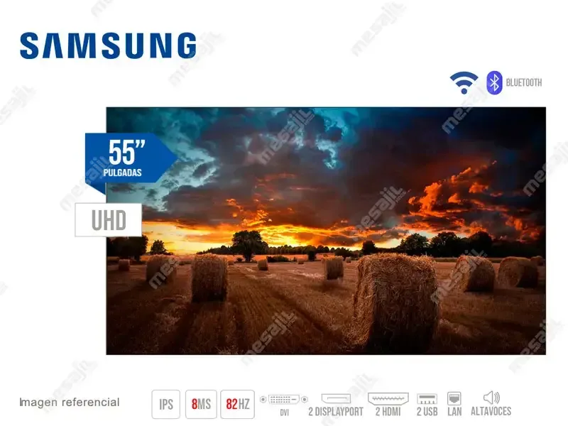 Pantalla Digital Signage Samsung VM55B-U 139.7cm (55")  USB/HDMI/Wireless/Bluetooth/Ethernet