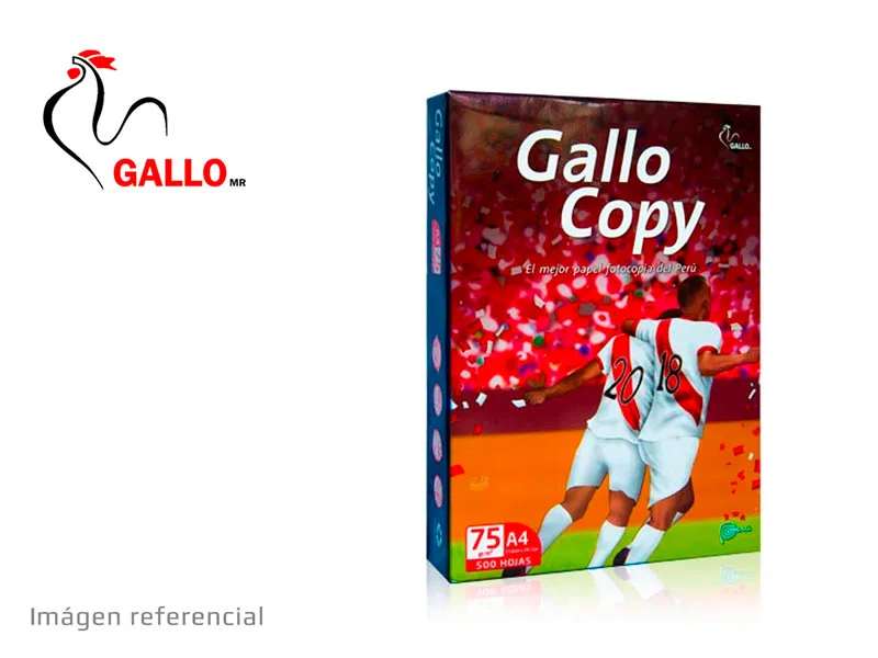 PAPEL BOND A-4 75 GRS. GALLOCOPY MILL.