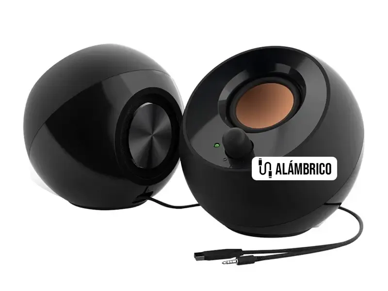 Parlante Creative Pebble 2.0  4.4watts 3.5 mm Black