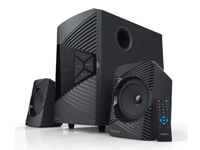 Parlante Creative SBS E2500 2.1 60watts USB, 3.5 mm  Black