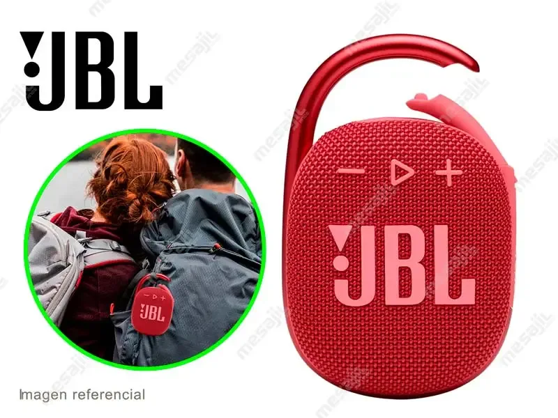 Parlante JBL CLIP 4 Bluetooth Red