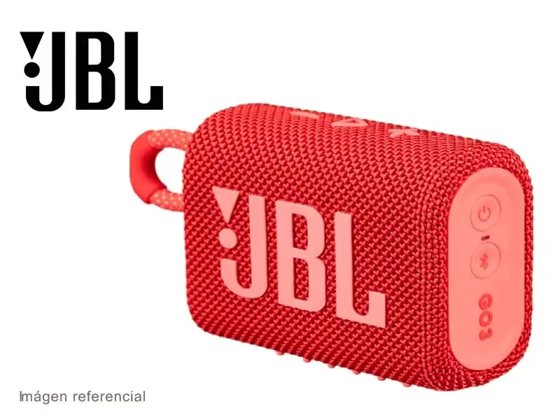 Parlante JBL Go 3 Bluetooth Red