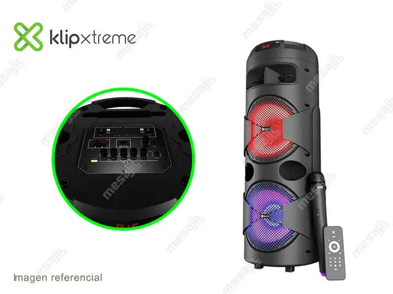 Parlante Klip Xtreme MagBlaster Wls-BT microfono inalambrico, 2000watts RMS (KLS-601)
