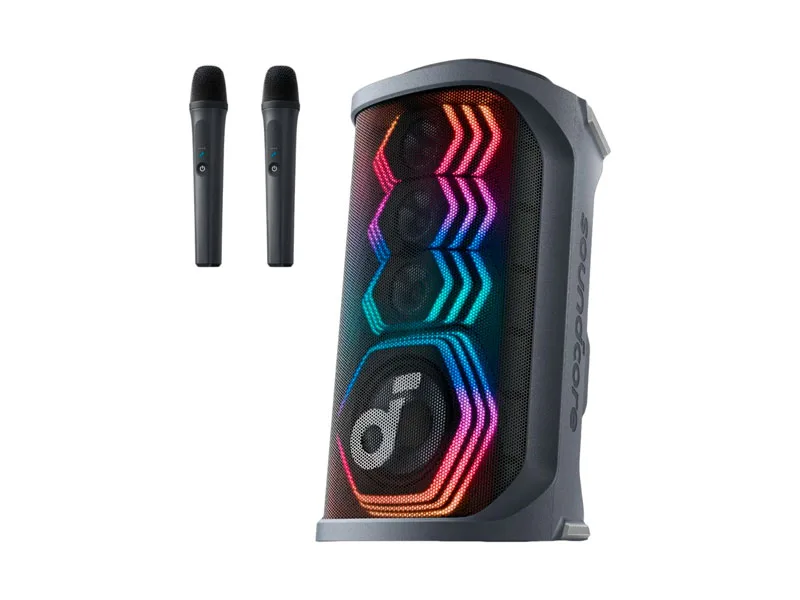 Parlante Soundcore Rave 3S Bluetooth IPX4 200W 12h Karoke Negro