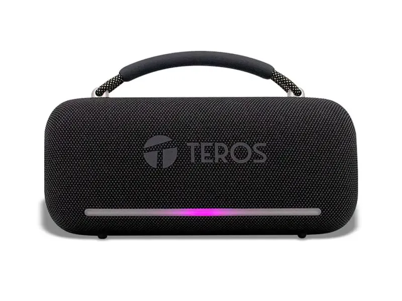 Parlante TEROS bluetooth VB-6049BLK 400 mah Negro