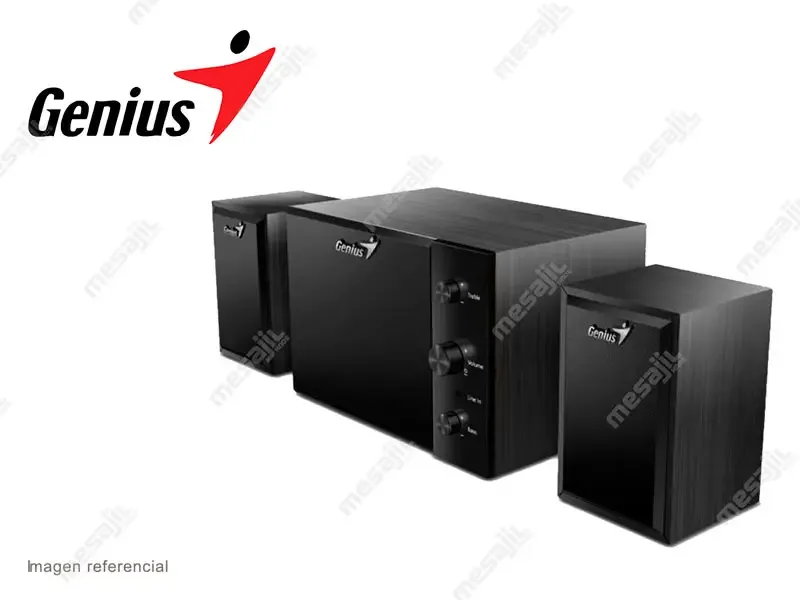 Parlantes Genius SW-2.1 350 15W 3.5mm Black