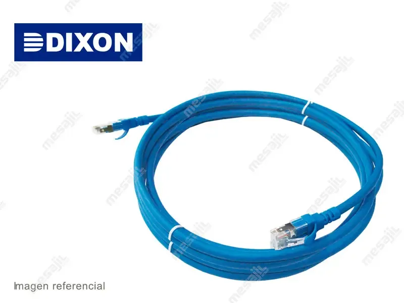 PATCH CORD DIXON  CAT-6  1.00 MTS AZUL