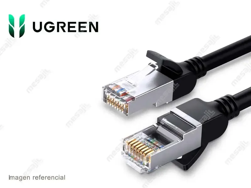PATCH CORD UGREEN CAT.6 1MT (NW101-50191) NEGRO
