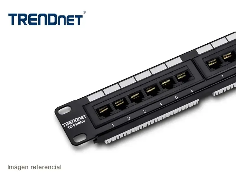 Patch Panel TRENDnet 24-Port Cat6 Unshielded