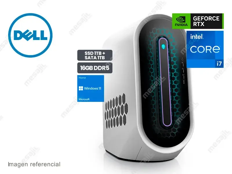 PC Desktop DELL Gaming AURORA ALIENWARE Intel i7-13700KF 16GB DDR5/SSD1TB + SATA 1TB/V12GB RTX4070Ti/W11H