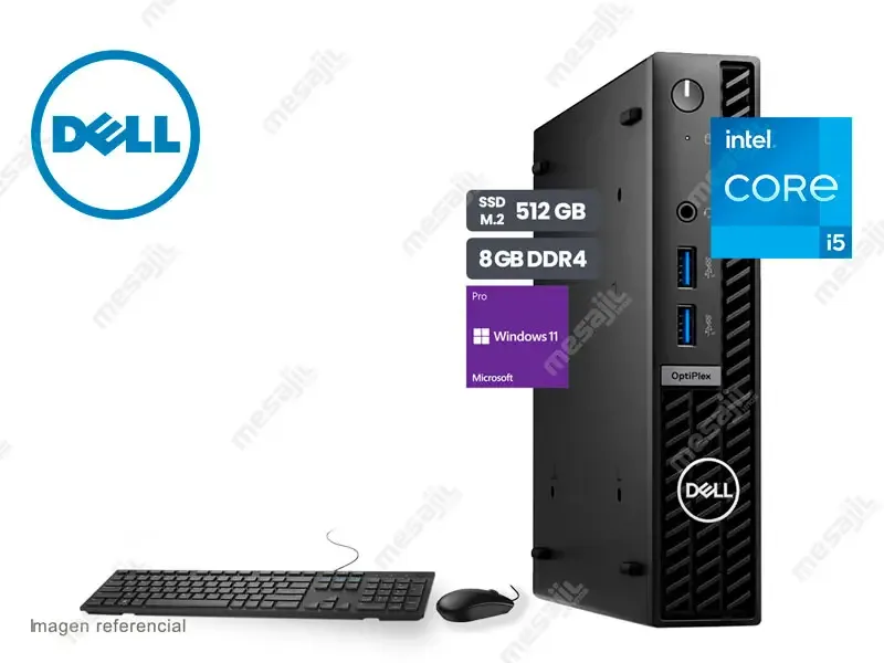 PC Desktop DELL OptiPlex MFF 7010 Intel Core i5-13500T 8GB DDR4/SSD 512GB/ W11pro