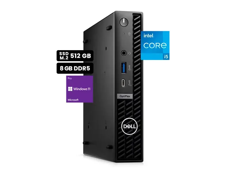 PC Desktop DELL OptiPlex MFF 7020 Intel Core i5-14500T 8GB DDR5/SSD 512GB/ W11pro