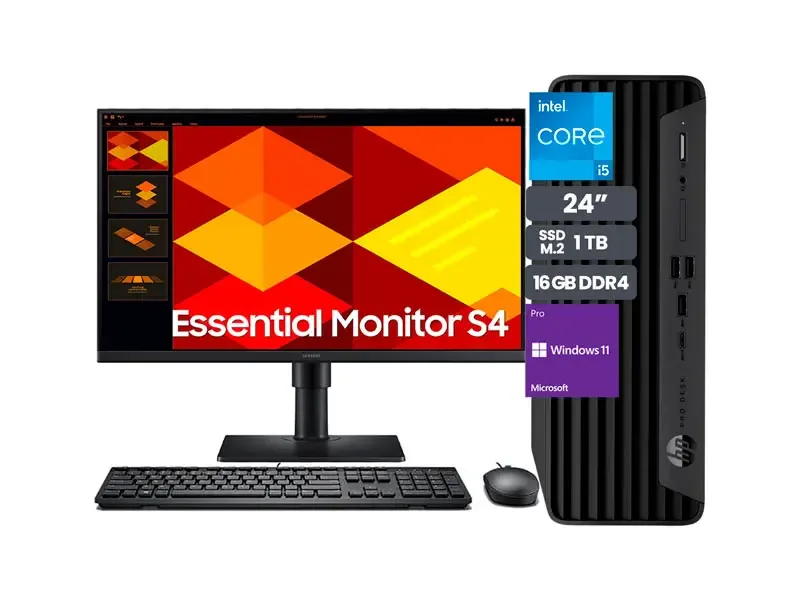 PC Desktop DMH Intel i5-13500 16GB SSD1TB 24" W11Pro