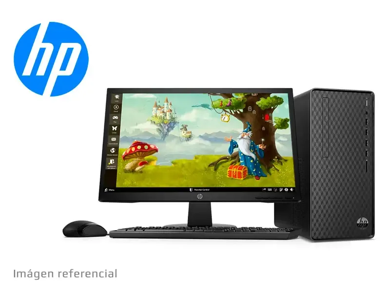 PC Desktop HP M01-F1004BLA Intel Core i5-10400/4GB/1TB/W10h + Monitor HP 21.5" FHD