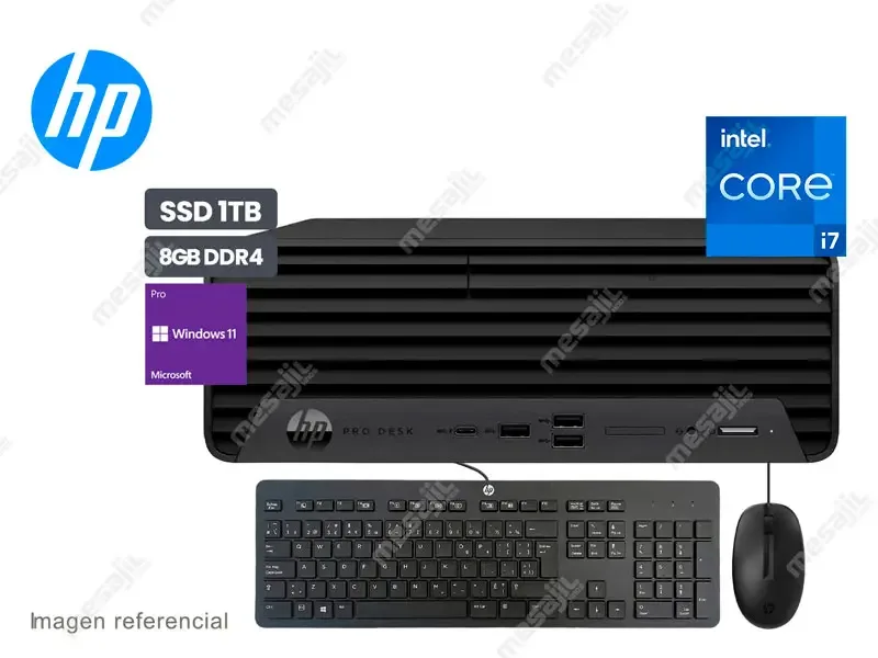 PC Desktop HP ProDesk 400 G9 SFF Intel i7-12700  8GB/SS1TB/DVD-RW/ W11Pro