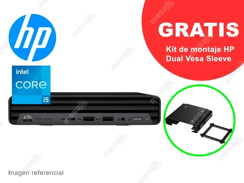 PC Desktop HP ProDesk mini 400 G9  Intel i5-12500T 8GB/SSD512GB/ W11pro