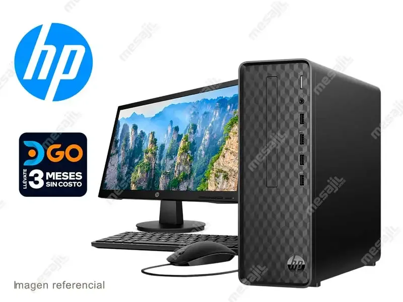 PC Desktop HP Slim S01-pF2005lam Intel i5-10505 8GB/SSD256GB/W11H + Monitor HP v22 21.5"
