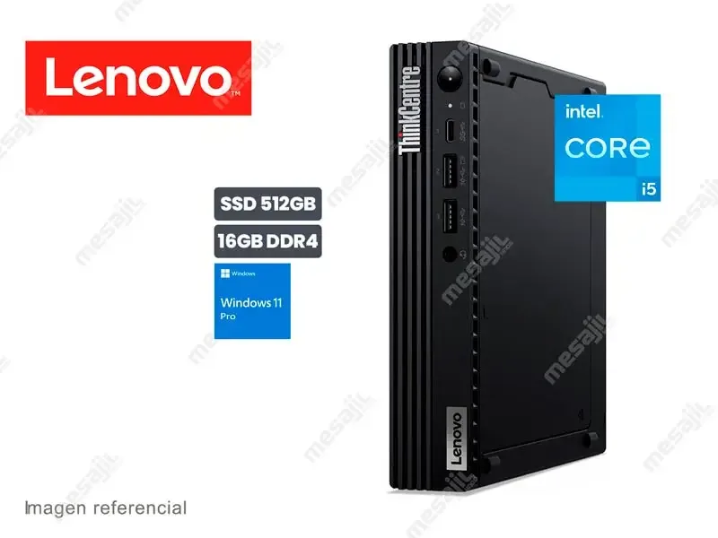 PC Desktop Lenovo ThinkCentre M70q Gen 4 Intel i5-13500T 16GB/SSD512GB/W11P