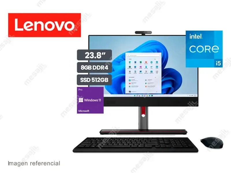 PC Desktop Lenovo ThinkCentre M90a Gen 3 Intel Core i5-12400 8GB/SSD512GB/23.8"/W11Pro