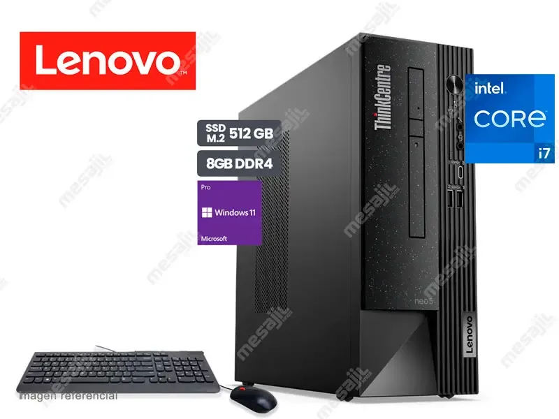 PC Desktop Lenovo Thinkcentre neo 50S Gen 3 Core i7-12700 8GB/SSD 512GB (11SWS00L00) W11Pro