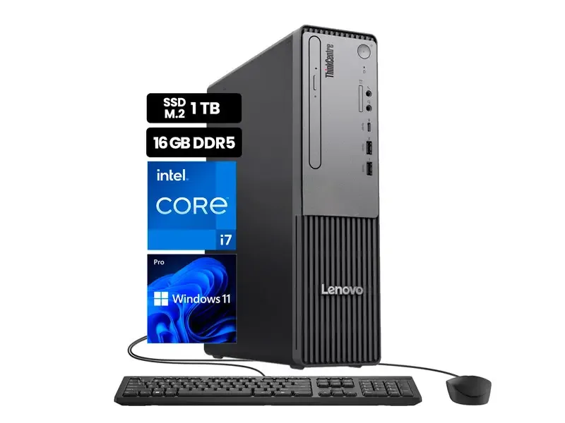 PC Desktop Lenovo Thinkcentre neo 50S Gen 5 Core i7-14700 16GB DDR5 SSD1TB Wind11 Pro