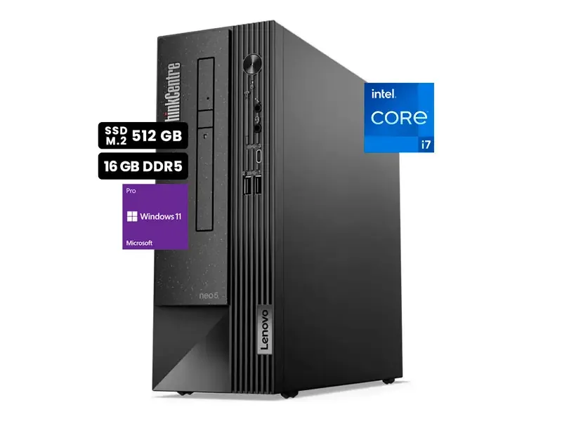 PC Desktop Lenovo Thinkcentre neo 50S Gen 5 Core i7-14700 16GB/SSD 512GB/W11Pro