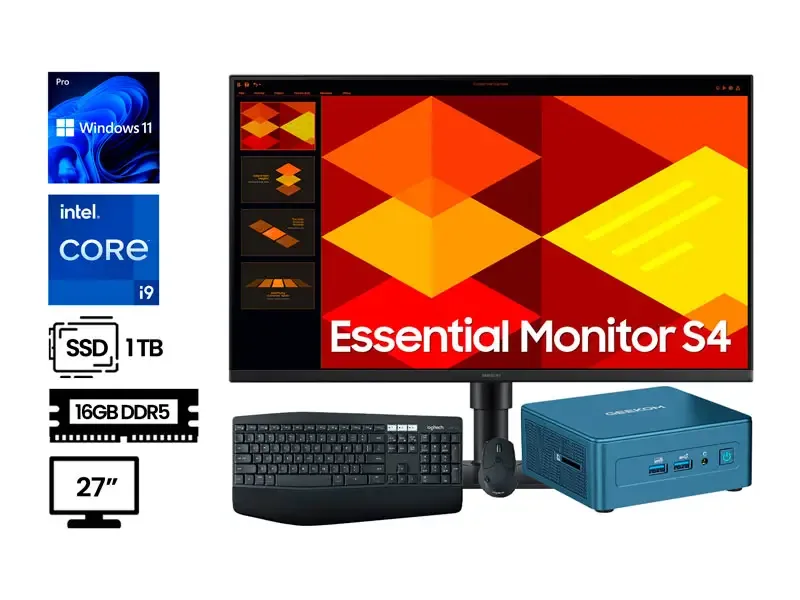 PC DMH GAMER AMD RYZEN 7-8700G 16GB SSD1TB RTX5050 1000W + MONITOR GAMER 29"