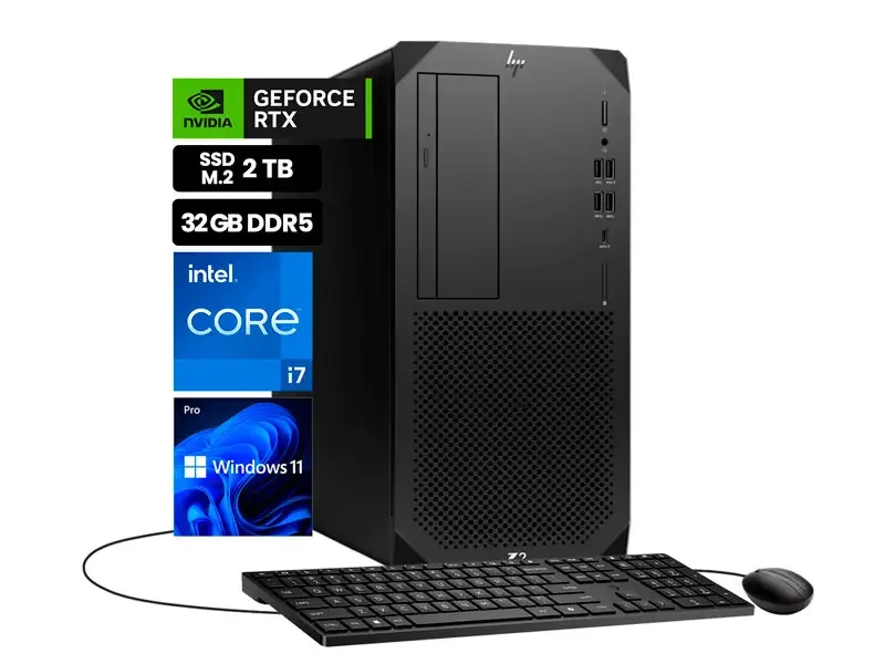 PC HP Workstation Z2 G9 Intel i7-14700K 32GB/SSD2TB/V12GB/W11P
