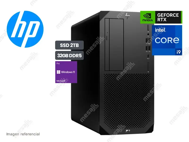 PC HP Workstation Z2 G9 Intel i9-13900K 32GB/SSD2TB/V12GB/W11P