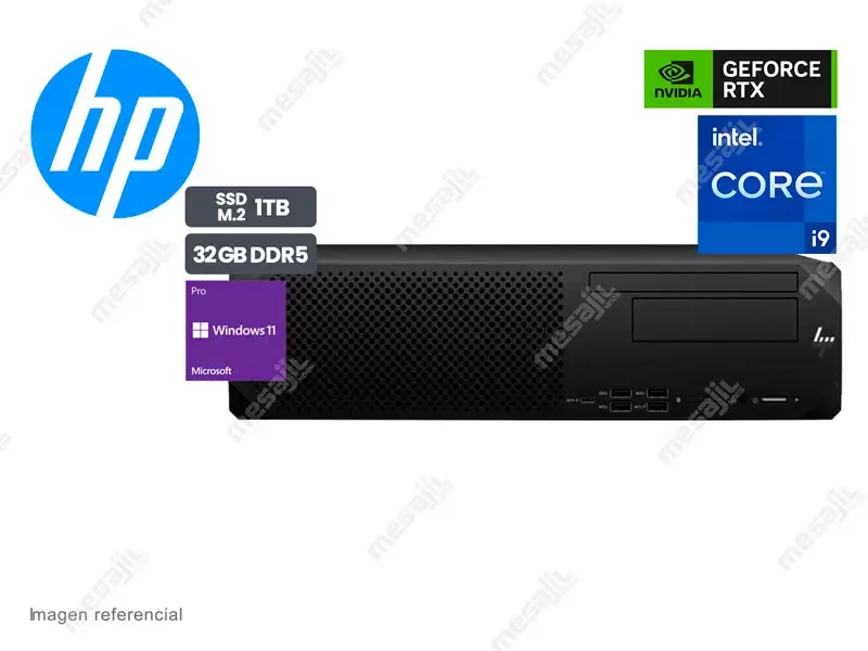 PC HP Workstation Z2 G9 Intel i9-14900K 32GB/SS1TB/V12GB/W11P