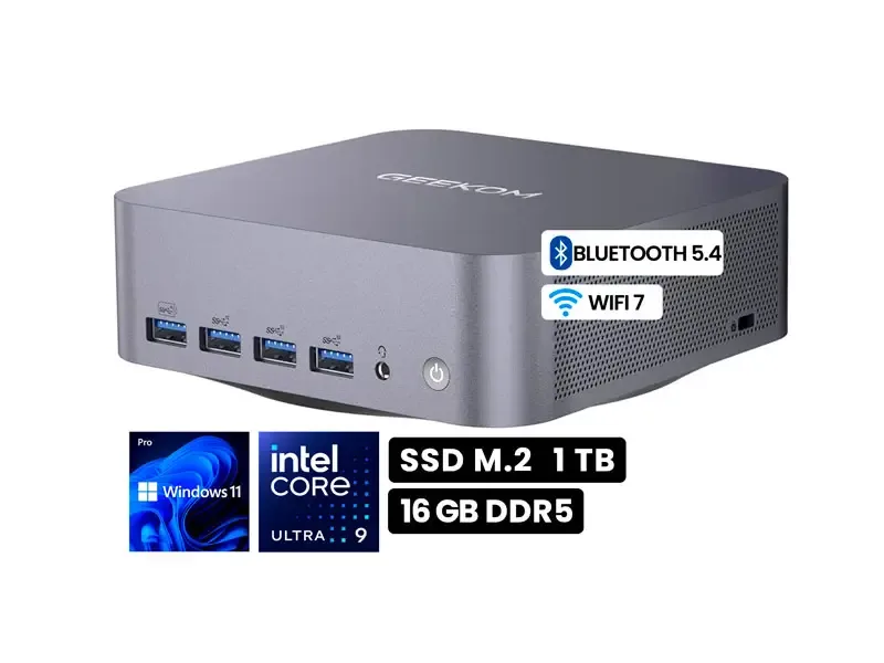 PC mini GEEKOM GT1 Mega Ultra 9 185H 16GB SSD1TB W11Pro