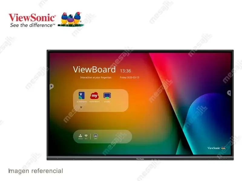 Pizarra / Pantalla  Interactiva ViewSonic ViewBoard IFP8650-3 218.4cm (86") 4K UHD LCD Tactil