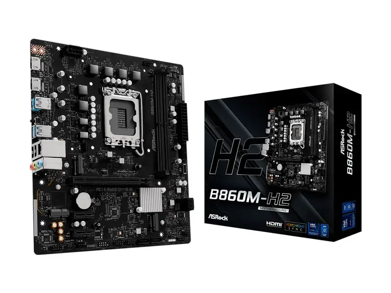 Placa ASROCK B860M-H2 LGA1851 mATX DDR5 HDMI RJ-45