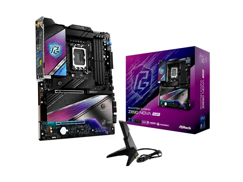 Placa ASRock Z890 Nova WiFi LGA 1851 HDMI/ATX/Bluetooth 5.4