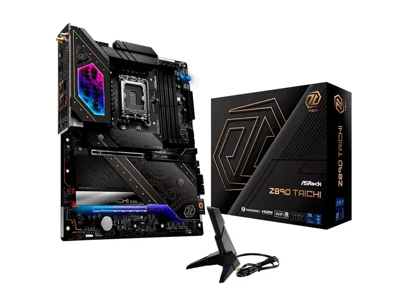 Placa ASRock Z890 TAICHI LGA 1851 DDR5 HDMI/RJ-45/Thunderbolt/Bluetooth 5.4