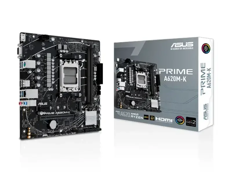 Placa ASUS Prime A620M-K AMD AM5 DDR5 M.2 HDMI USB