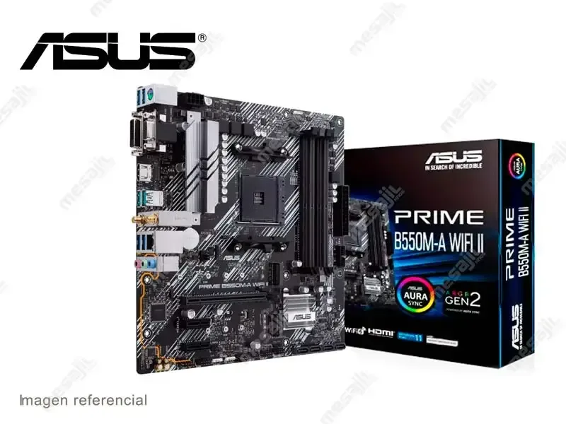 Placa ASUS Prime B550M-A WIFI II AM4 DDR4 USB 3.2 M.2, PCIe 4.0