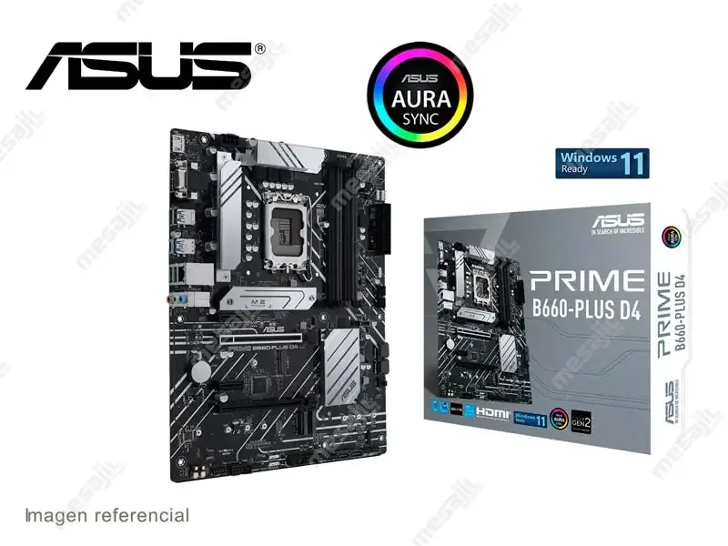 Placa ASUS Prime B660-PLUS D4 Intel LGA1700 HDMI/DP