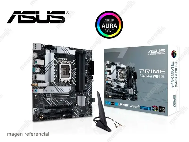 Placa ASUS Prime B660M-A WIFI D4 Intel LGA1700 HDMI/DP