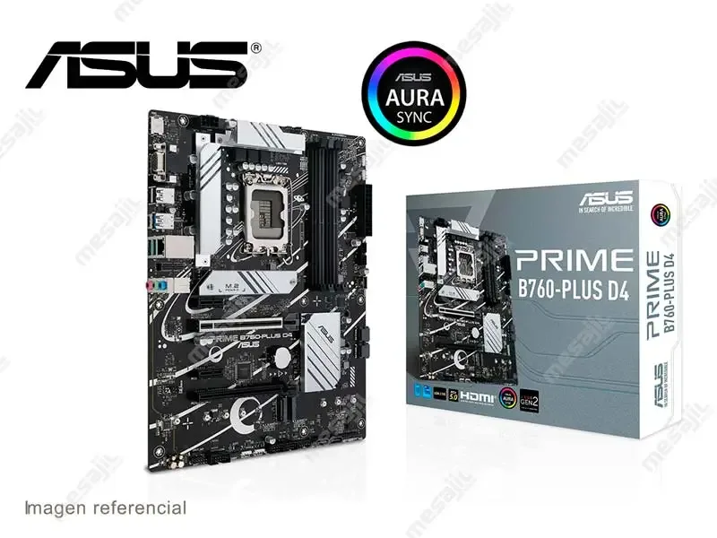 Placa ASUS Prime B760-PLUS D4 Intel LGA1700 4xDDR4/ HDMI/DP/VGA