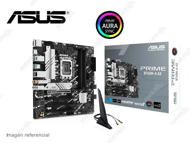 Placa ASUS Prime B760M-A AX Intel LGA1700 DDR5/ WI-FI 6