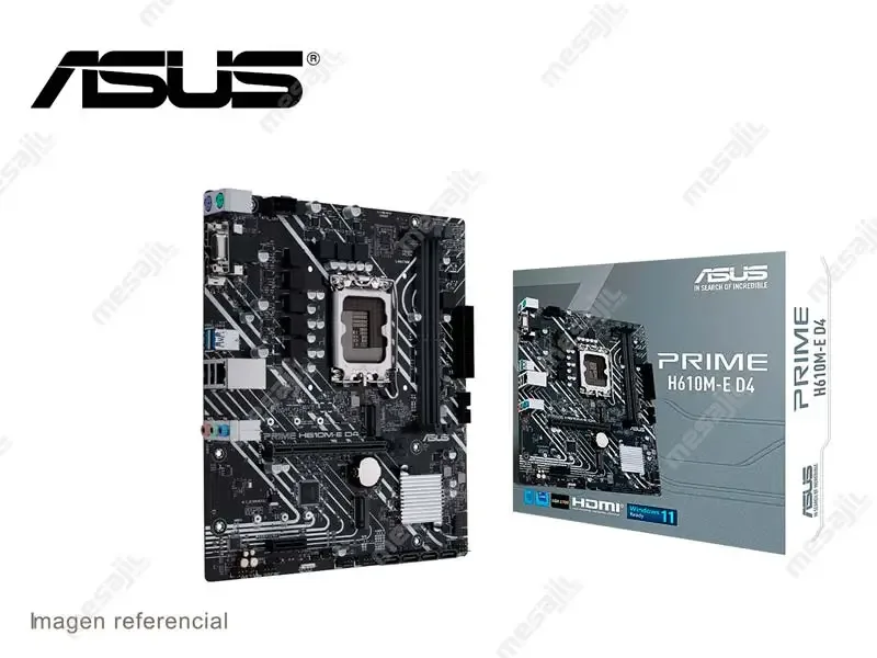 Placa ASUS Prime H610M-E D4 Intel LGA1700 DDR4 HDMI/DP