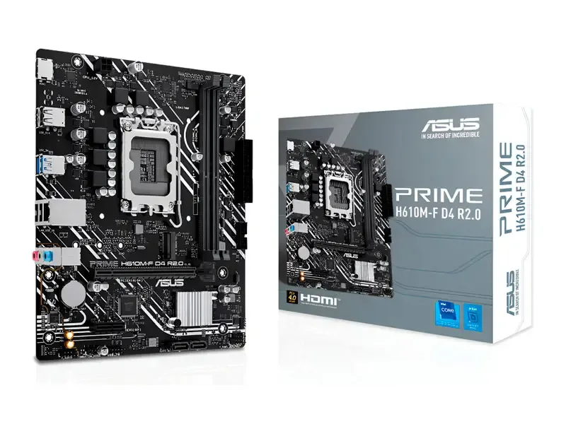 Placa ASUS Prime H610M-F D4 R2.0 Intel LGA1700 DDR4 HDMI