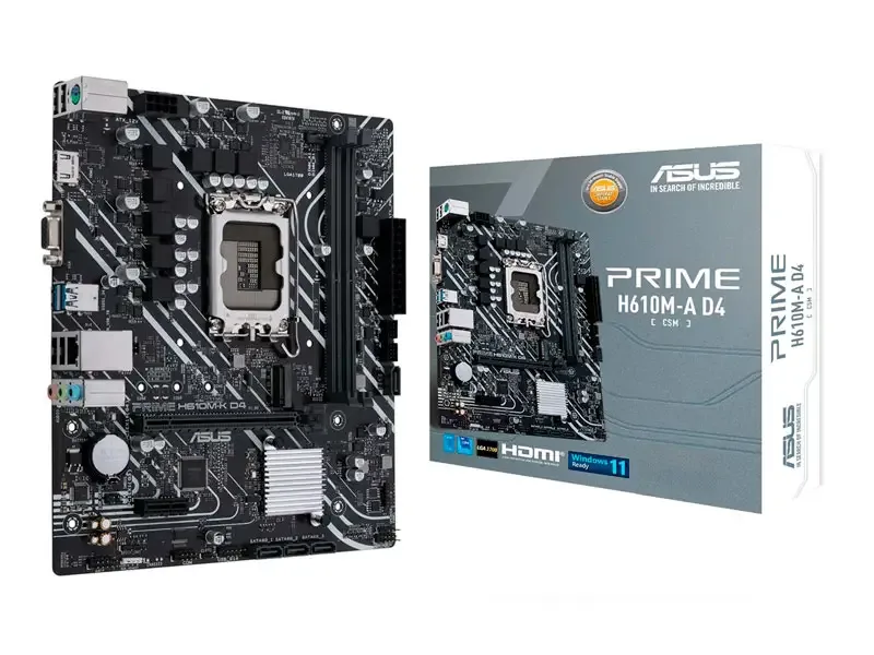 Placa ASUS Prime H610M-K D4 CSM Intel LGA1700 DDR4 HDMI RGB
